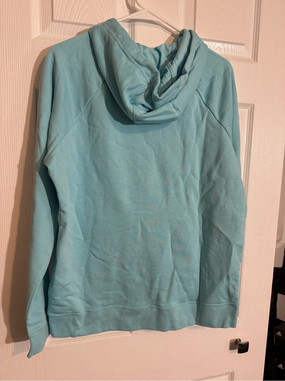 Nike Light Teal Pullover Hoodie with White Swoosh - Picture 5 of 5